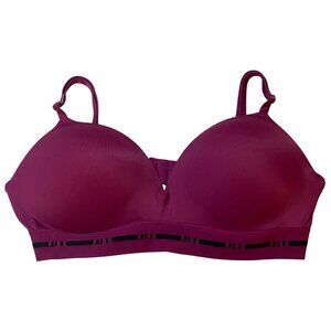 PINK Victoria's Secret Burgundy 38C Wear Everywhere Wireless Push Up Bra